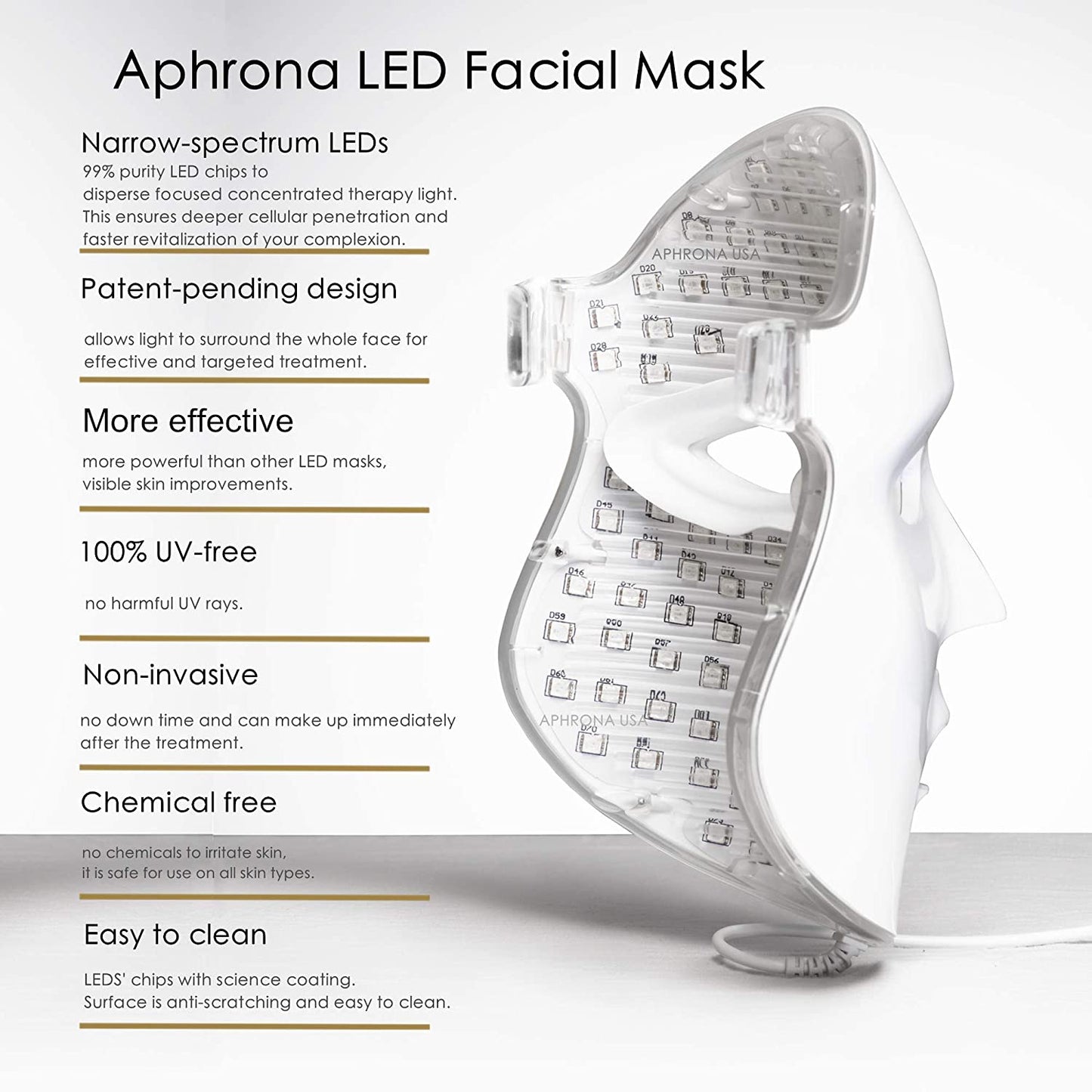 The Photon LED Light Facial Mask Skin Care