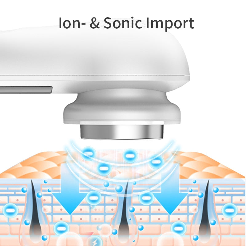 Ultrasonic vibration Heating Iontophoresis EMS