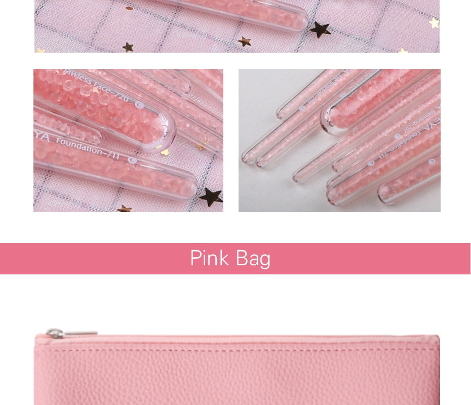 The Professional Makeup Pink Brushes Diamond Set
