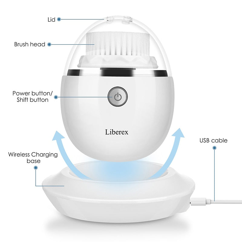 The Electric Wireless Face Cleansing Brush